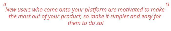 User Onboarding Experience - Quote #1